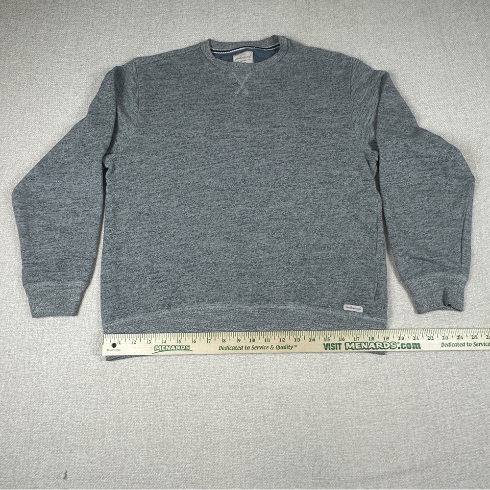 Weatherproof Vintage Men’s Medium Gray Crewneck Sweatshirt Lightweight Pullover - Picture 7 of 7